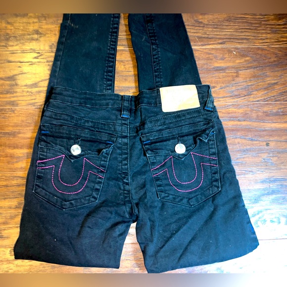 Skinny True Religion Black Jeans - Picture 1 of 4